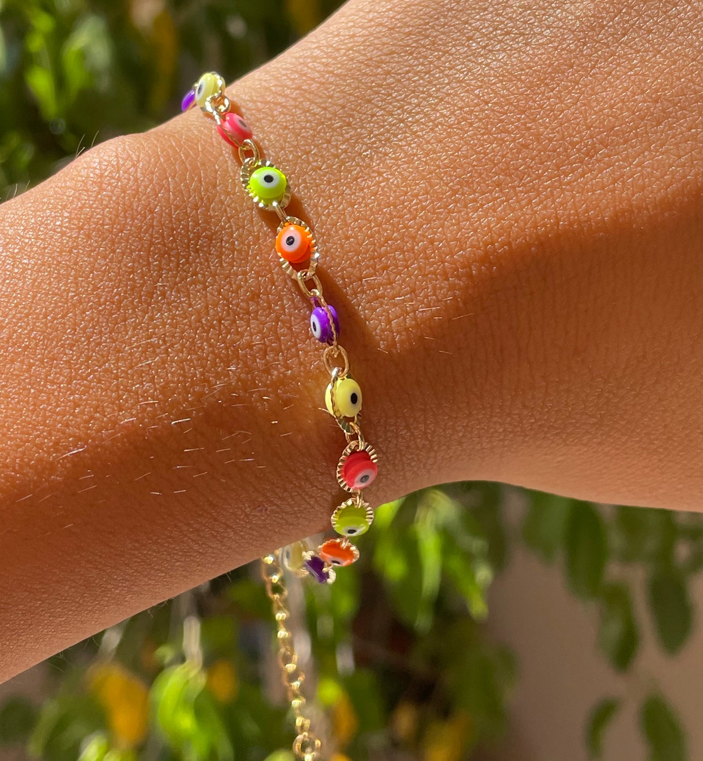 Bracciale con occhio di Allah in 9 colori