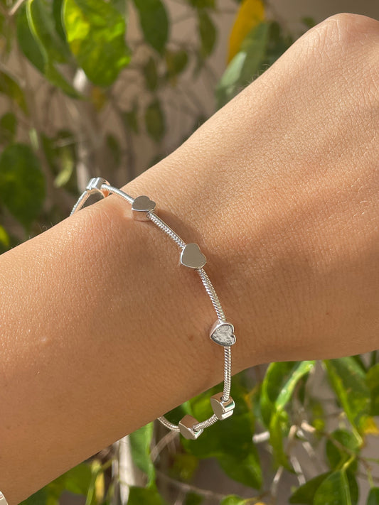 Bracciale cuori