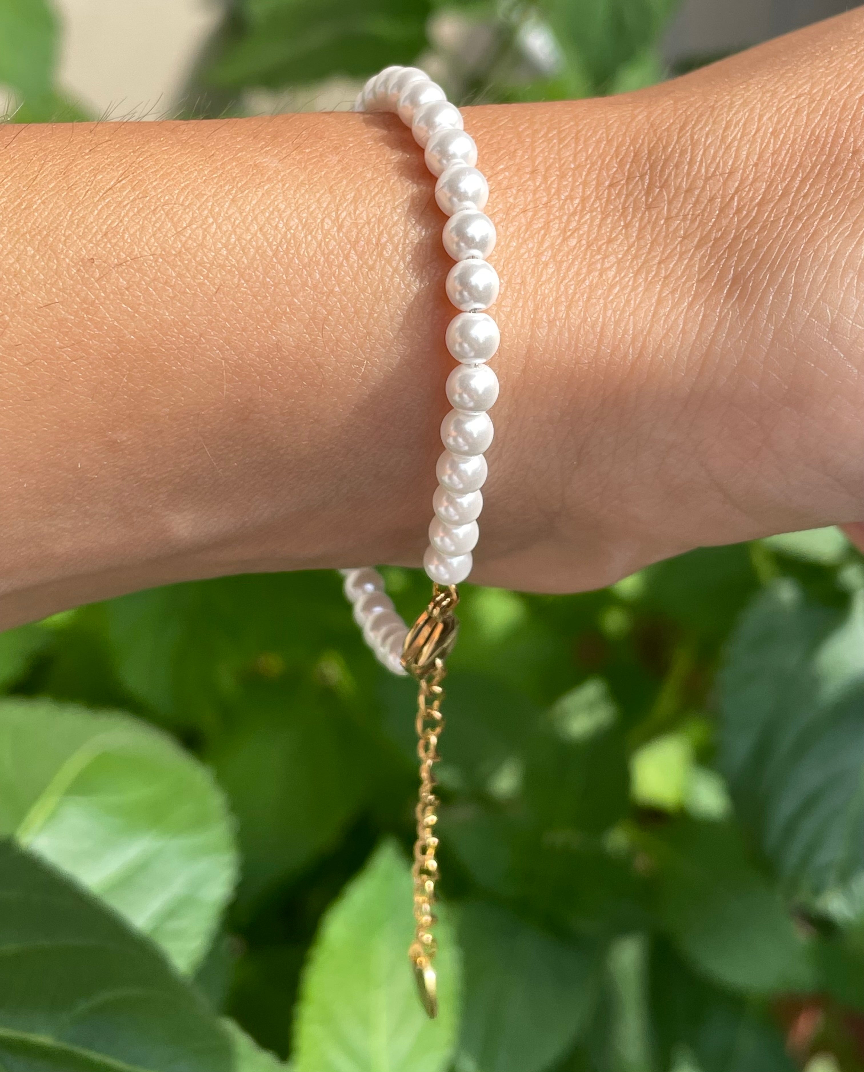 Bracciale di perle in 2 colori – Mimini Gioielli