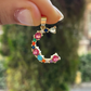 Charm Letterina con pietre colorate