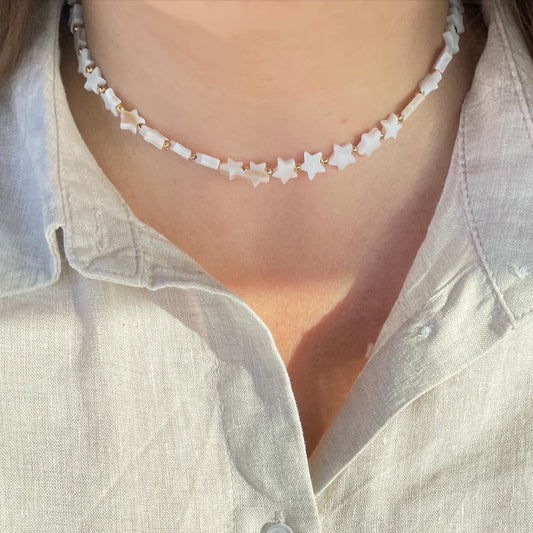 Collana con perle di fiume in 3 colori – Mimini Gioielli