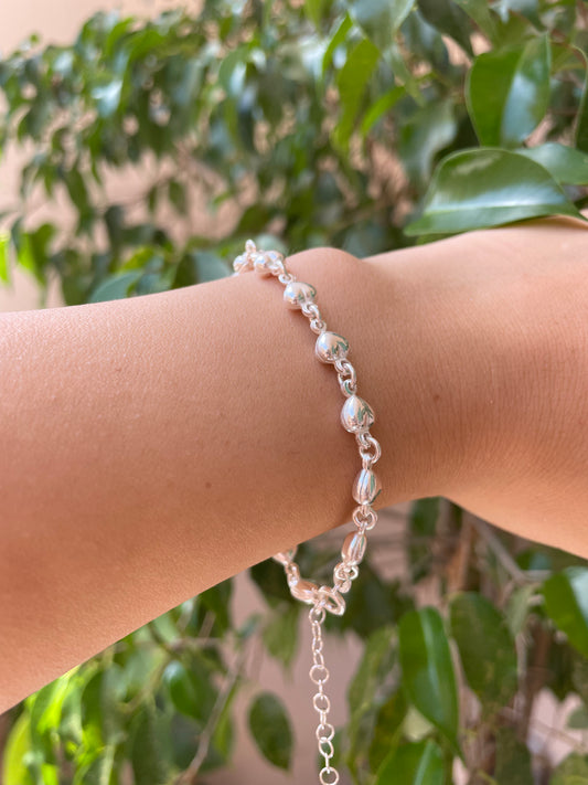 Bracciale con cuori